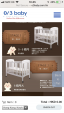 帰国売り0/3 baby CLARA ベビーベッド、マットレス、シーツ類に関する画像です。