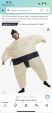 Giant Sumo Inflatable Costumeに関する画像です。