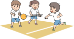 Let’s play Japanese outdoor game!に関する画像です。