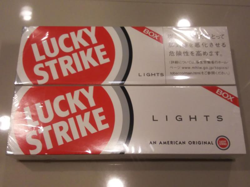 バンコク 売ります 日本産ラッキーストライクlight フリマならバンコク掲示板