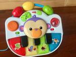 ⑤Fisher Price おさるのミニピアノに関する画像です。