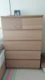 IKEA  MALM Chest of 6 drawers, white