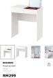 鏡台 IKEA white table