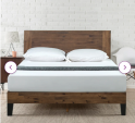 Full Size Platform Bed Frame フルサイズベッドフレーム＆マットレス
