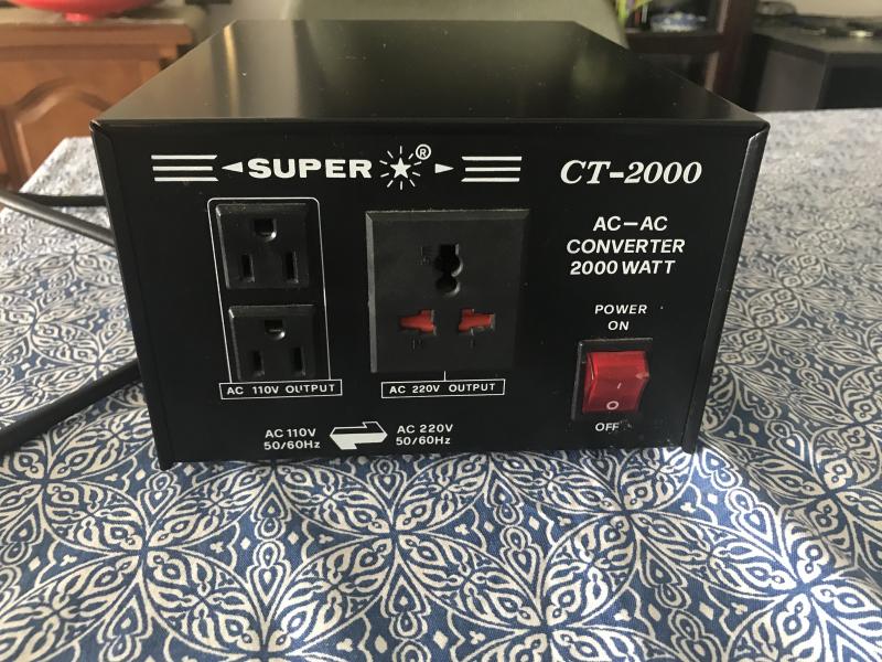 【シンガポール・売ります】変圧器(2000w)、日本の家電、その他、お譲り致します。 | フリマならシンガポール掲示板