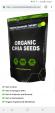 Organic Chia Seedsとプロテインシェーカーを売ります。