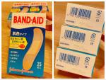 ⑥⑦ BAND AID（25枚入）　$1 / 1箱に関する画像です。