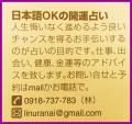 日本語OKの開運占いに関する画像です。