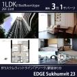 BTSアソーク駅徒歩5分他29階1LDK33㎡３．1万バーツに関する画像です。