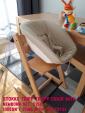 STOKKE Tripp Trapp椅子と赤ちゃんセットに関する画像です。