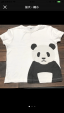 新品 無印 100 半袖Tシャツ　パンダ人気柄！に関する画像です。