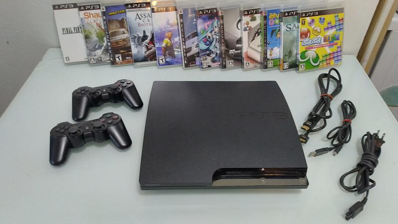 PS3本体とゲームソフト14本セット - 家電