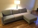 Ikea Karlstad Sofa with Chaise