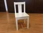 【新品購入・3ヶ月使用】子供の椅子、ホワイト（IKEA）に関する画像です。