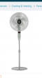 扇風機 mistrial stand fan midel:MSF1679Rに関する画像です。