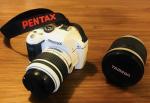 Pentax 一眼レフカメラ(スペアレンズ付き)に関する画像です。