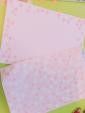 桜柄の和紙便箋9枚セットに関する画像です。