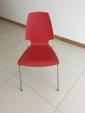IKEA椅子赤2脚セット 半額！に関する画像です。
