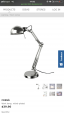 Ikea work lamp/デスクランプに関する画像です。