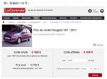 Peugeot 107 オートマ車 お売りします。