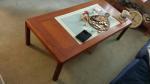 デーニッツュモダンのコーヒーテーブル、木目がきれい！に関する画像です。